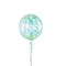 2 Clear Green 20" Round PVC Balloons Vine Design Wedding Decorations Supplies